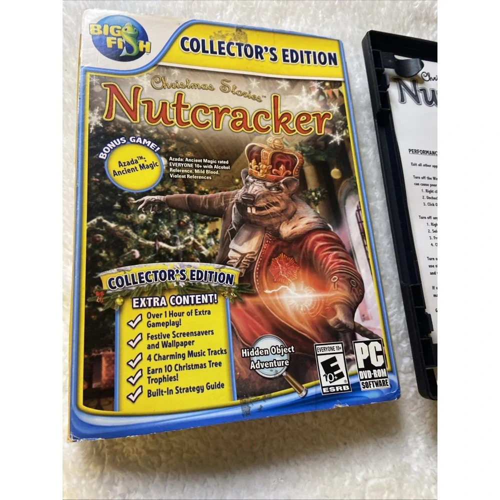 Christmas Stories NUTCRACKER PC CD ROM Hidden Object BONUS Game VTG